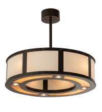 Meyda Blue 205555 - 32" Wide Smythe Craftsman Pendant