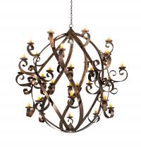 Meyda Blue 221488 - 100" Wide Caliope 32 Light Chandelier