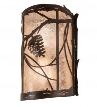 Meyda Blue 231469 - 10" Wide Whispering Pines Wall Sconce