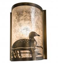 Meyda Blue 235602 - 8" Wide Loon Right Wall Sconce