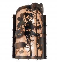 Meyda Blue 236441 - 8" Wide Pickard Wall Sconce