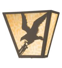 Meyda Blue 23952 - 13"W Strike of the Eagle Wall Sconce