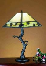 Meyda Blue 24246 - 24"H Vine Leaf Table Lamp