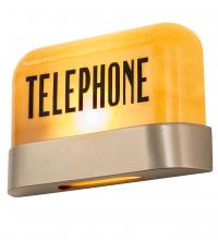 Meyda Blue 246472 - 10" Wide Telephone Wall Signage