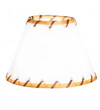 Meyda Blue 247913 - 6" Wide Faux Rawhide Shade
