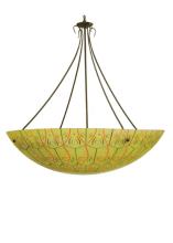Meyda Blue 254757 - 46" Wide Hand Painted Estratto Inverted Pendant