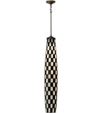 Meyda Blue 26983 - 6.5"W Checkers Pendant