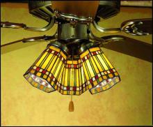 Meyda Blue 27464 - 4" Wide Prairie Corn Fan Light Shade