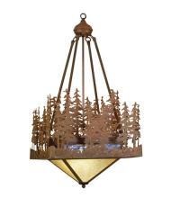 Meyda Blue 50292 - 16"Sq Pine Lake Inverted Pendant