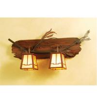 Meyda Blue 65090 - 24"W Pine Branch Valley View 2 LT Wall Sconce