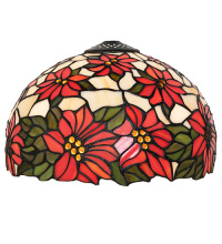 Meyda Blue 65382 - 12" Wide Poinsettia Shade