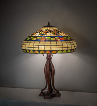 Meyda Blue 65469 - 31" High Tiffany Edwardian Table Lamp