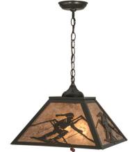 Meyda Blue 74104 - 16"Sq Alpine Pendant