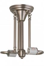 Meyda Blue 99294 - 13"W Brushed Nickel 2 LT Semi-Flushmount Hardware