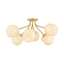Mitzi H1092606-AGB - Lisette Semi Flush