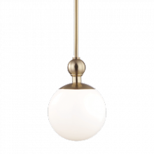 Mitzi H118701S-AGB - 1 LIGHT SMALL PENDANT