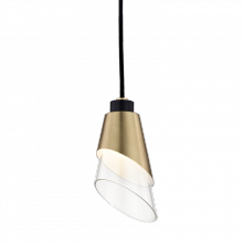 Mitzi H130701-AGB/BK - Angie Pendant
