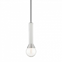 Mitzi H169701-PN/WH - 1 LIGHT PENDANT