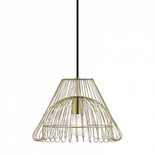 Mitzi H180701S-PB - 1 LIGHT SMALL PENDANT