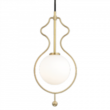 Mitzi H248701-AGB - 1 LIGHT LARGE PENDANT