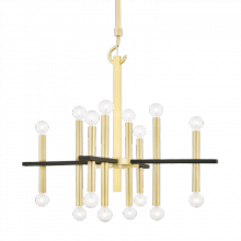 Mitzi H296816-AGB/BK - Colette Chandelier