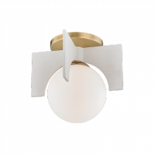 Mitzi H299501S-AGB/WH - 1 LIGHT SMALL FLUSH MOUNT