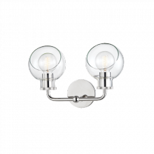 Mitzi H311302-PN - 2 LIGHT BATH BRACKET