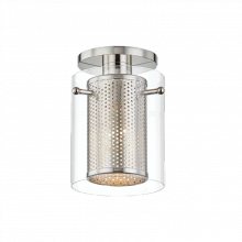 Mitzi H323601-PN - 1 Light Semi Flush