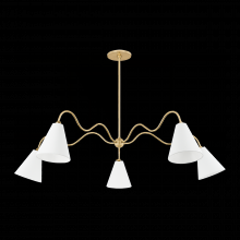 Mitzi H699805-AGB - Onda Chandelier