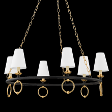 Mitzi H757806-AGB/TBK - Haverford Chandelier