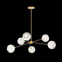 Mitzi H832806-AGB/SCR - Saylor Chandelier