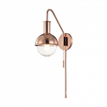 Mitzi HL111101-POC - 1 Light Wall Sconce With Plug