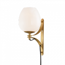 Mitzi HL291101-AGB - 1 LIGHT WALL SCONCE WITH PLUG