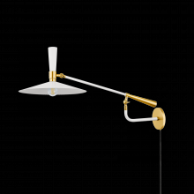 Mitzi HL906101-AGB/SCR - Milena Plug-In Wall Sconce