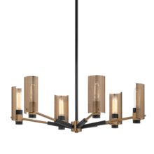 Troy Orange F6876-SFB/PBR - Pilsen Chandelier