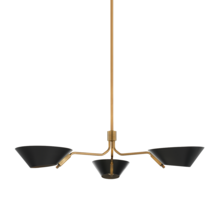 Troy Orange F8143-PBR/SBK - Sacramento Chandelier