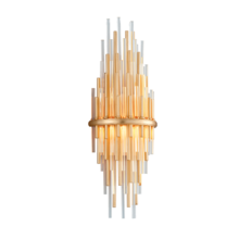 Corbett Orange 238-12-GL/SS - Theory Wall Sconce