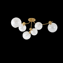 Corbett Orange 450-54-VB - ASTRAIA Semi Flush