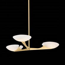 Corbett Orange 492-36-VGL - MALACHITE Chandelier