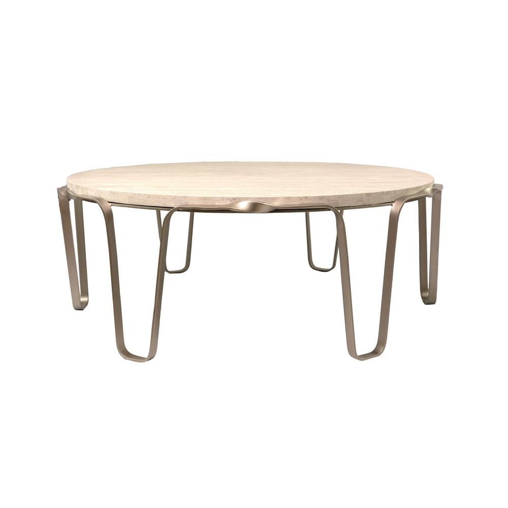 Devereaux Coffee Table - Chablis Silver