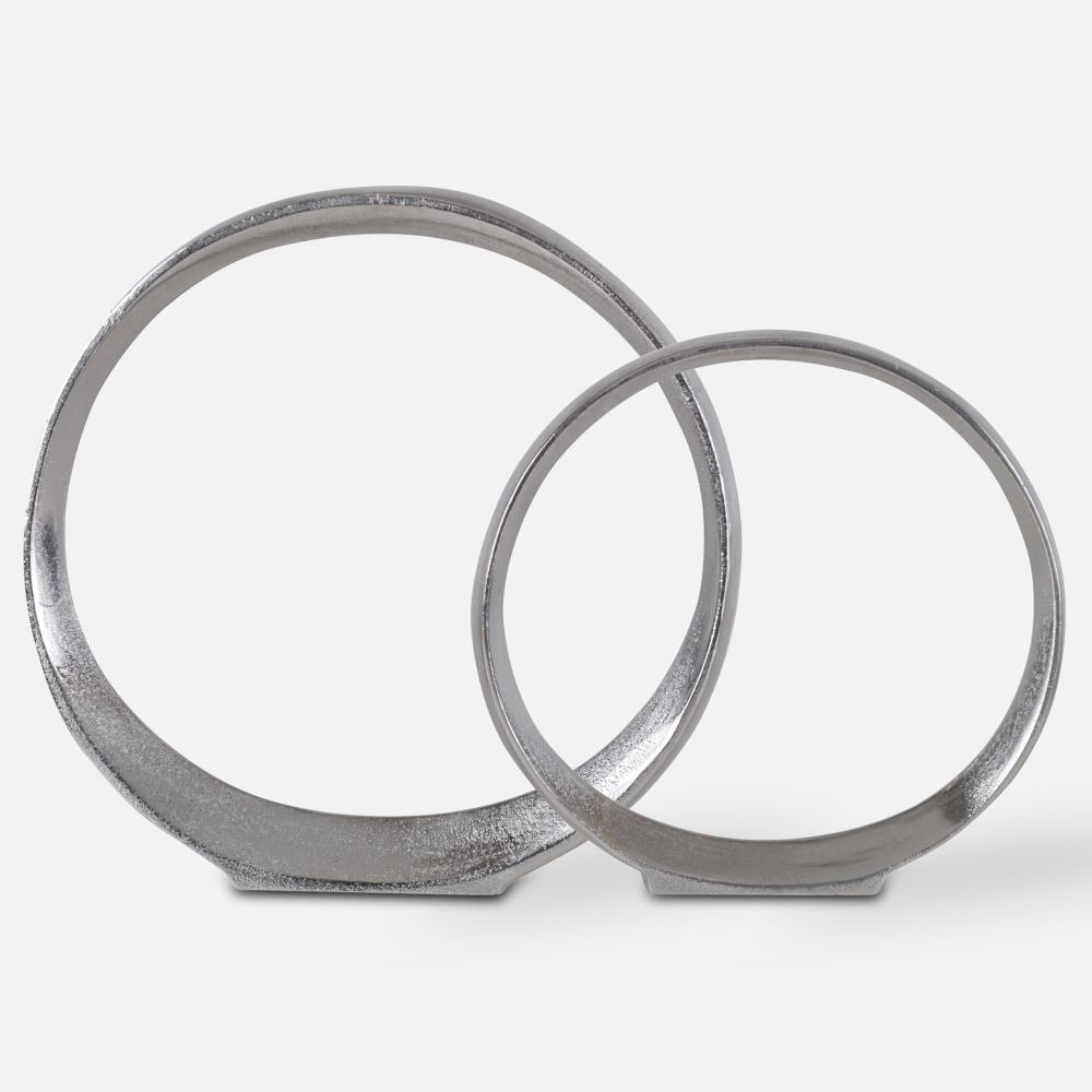 Uttermost Orbits Ring Sculptures, Nickel, S/2