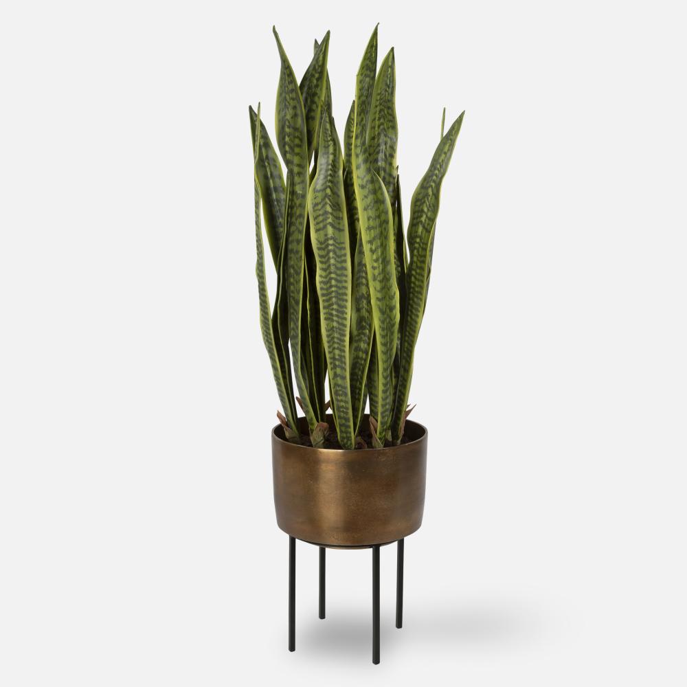 Uttermost Fasita Brass Planter 2 Cartons