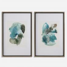 Uttermost 32291 - Uttermost Blueprints Watercolor Prints Set Of 2