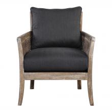 Uttermost 23366 - Uttermost Encore Dark Gray Armchair