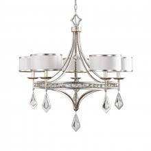 Uttermost 21268 - Tamworth 5 Light Silver Champagne Chandelier