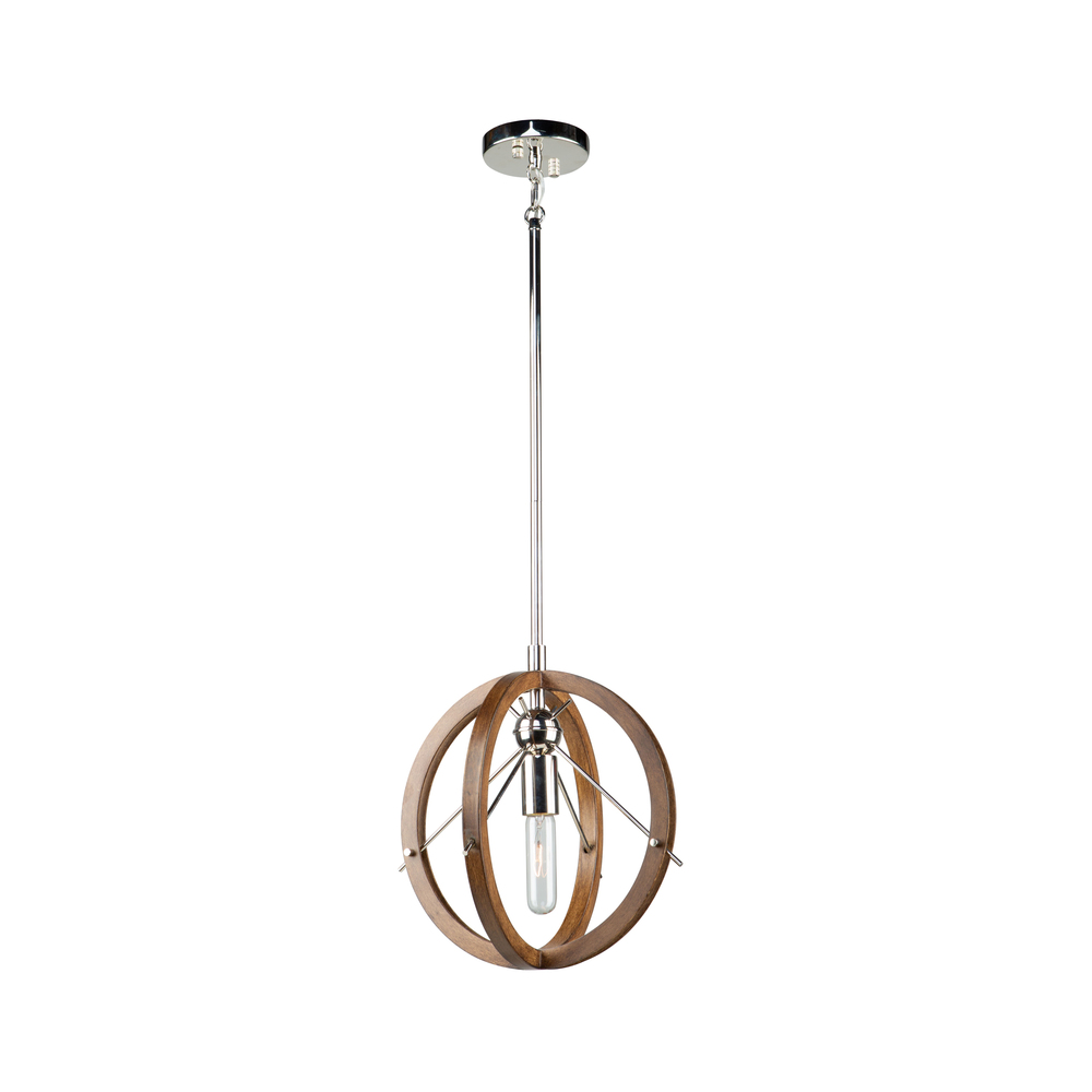 Abbey 1 Light Sphere Pendant