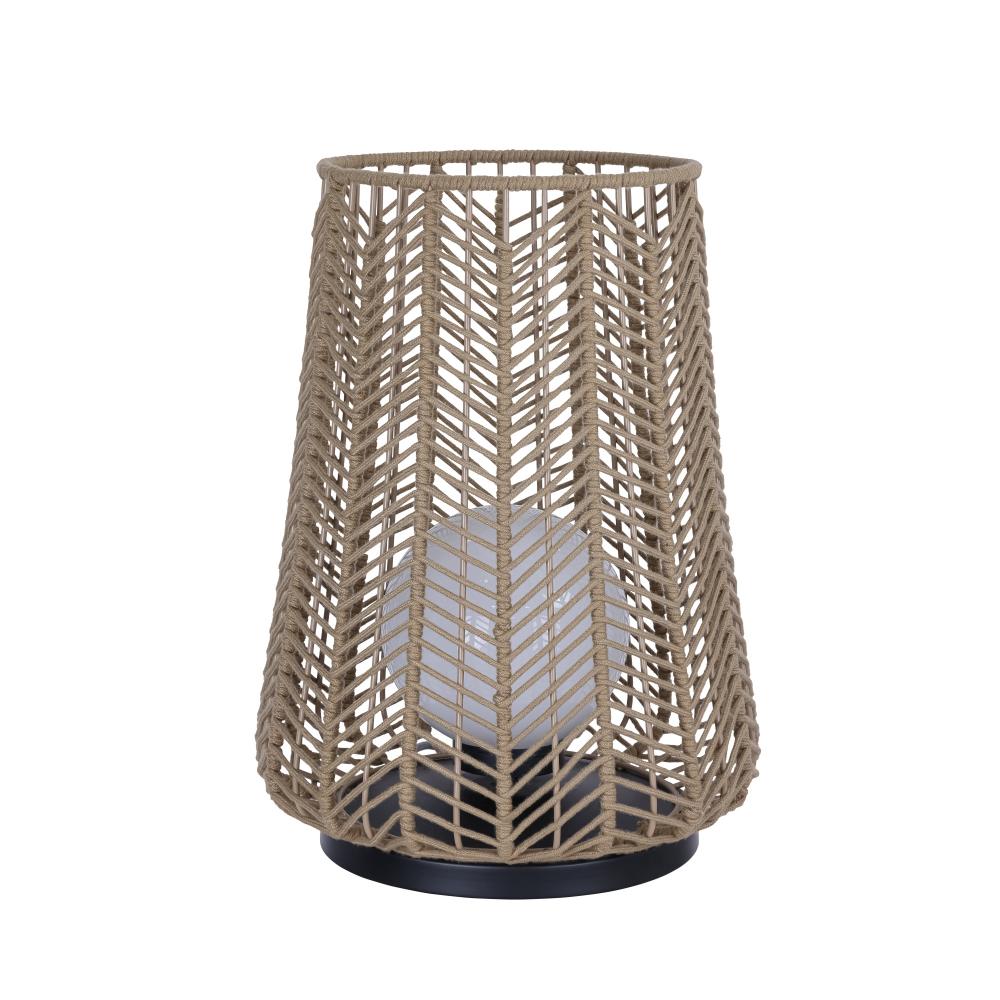 Elice 1 Light Outdoor Accent Lamp in Brown