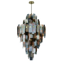 Eurofase Gold US 43873-012 - COCOLINA,39LT CHANDELIER,BRA