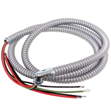 Eurofase Gold US EFHTW10 - Eurofase EFHTW10 4-Wire Hi-Temp Whip For Flush Mount Kit - 10 Feet