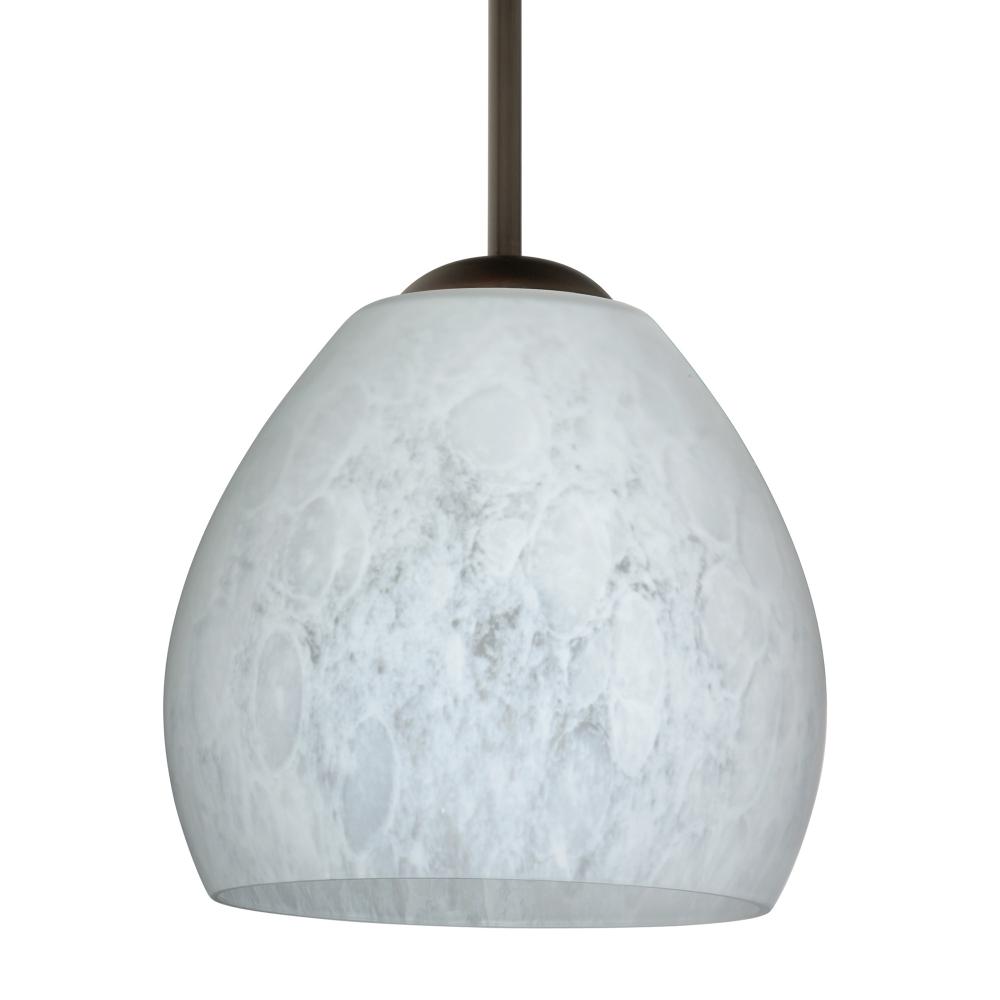 Besa Bolla Pendant Carrera Bronze 1x40W B10 Medium base